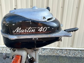 Vintage Martin '40' Outboard Boat Motor