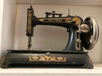 Antique Paveway Manual Sewing Machine - 17' W X 11' H