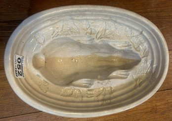 Antique Stoneware Oval Rabbit 9' X 6' X 3.75'HMold