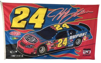 NASCAR Jeff Gordon 24 Dupont Flag, 20 Year Anniversary, 33' X 57'