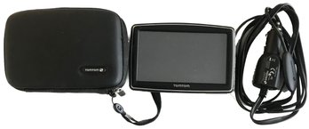 TomTom Navigation Devise With Cords In Travel Case