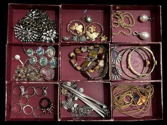 Vintage Collection Sparkle & Surprise 9-Drawer Apothecary Type Jewelry Box, Rings, Necklaces, Bracelets & More