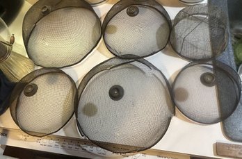 6 Pcs Vintage Wire Mesh Fly Cover Domed Screens