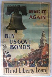 Original World War One War Bonds Poster - Third Liberty Loan
