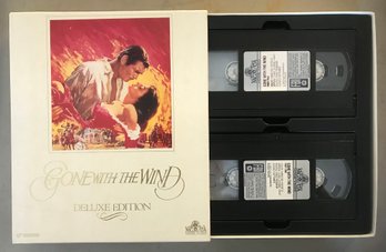 Gone With The Wind VHS Deluxe Edition, Boxed 2 Tape Set