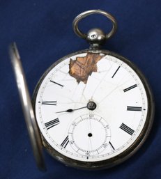 Pocket Watch - Dennison, Howard & Davis 1850-1851 - Parts Missing From Movement - Face Damage