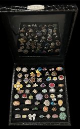All 58 Pcs .925 Sterling & Gem Stone Fashion Rings, Mostly New