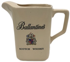 Vintage Ballantine's Scotch Whisky Water Back Pither, 6.5' X 3.5' X 6'H