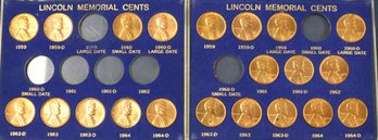 Group Of Assorted United States Cents - Wheat - Memorial & Indian