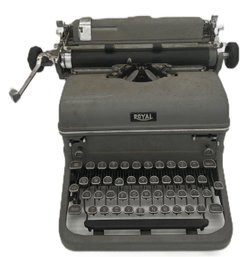 Vintage Royal Upright Typewriter, 15' X 15' X 9'H