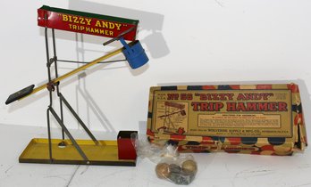 Wolverine Toy Co. 'Bizzy Andy' No. 56 Trip Hammer W/ Original Box