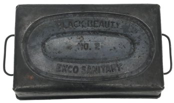 Vintage EKCO Sanitary Black Beauty No. 2 Baking Pan, 11.25' X 7.25' X 3.25'H