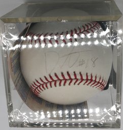 Autographed Official Rawlings Baseball By Daisuke Matsuzaka - 18 - No COA
