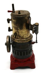 Antique Weeden Model 720 Electrically Heated Toy Steam Engine On Cast Iron Base