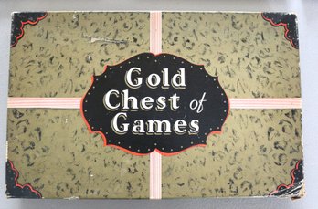 1933 Lindstrom, Gold Chest Of Games In Original Box
