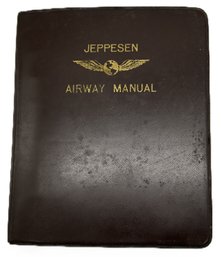 Vintage 1960 Jeppesen & Co Airway Manual, Pilot Manual For The United States (48 States), 8' X 9.25' X 3'H