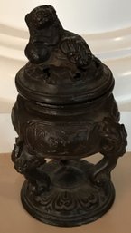 Vintage Small Chinese Bronze Censur
