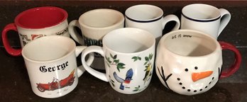 7 Assorted Coffee Mugs