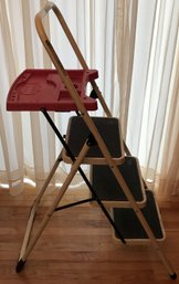 Folding Metal 3-step Ladder
