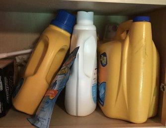 Cabinet Of Laundry  & Cleaning Products