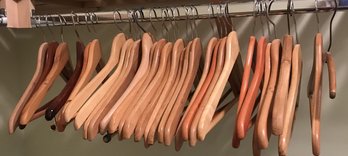 36/- Pcs - Wooden Hangers