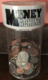 Money Machine With 3.2 Lbbs Coins - Uncounted!