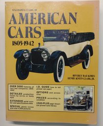 Book:  American Cars 1805 - 1942 By Kimes First Edition - First Printing