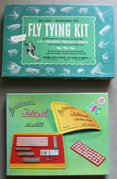 Two Games: Printing Kit And Boy Scouts Of America Fly Tying Kit