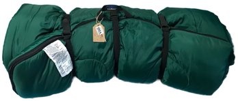 L.L. Bean Flannel Lined Slepping Bag, Forest Green, 35' X 82'