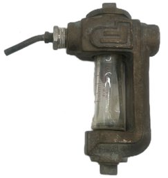 Vintage Brass & Glass Fischer & Forter Spray Gun Nozzle Stamped T212, 7'L