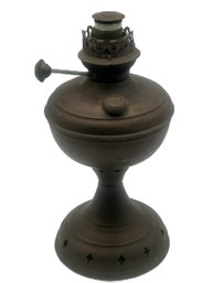 Antque Brass Kerosene Lantern, Chimney Not Present, 6' Diam. X 12'H, Unmarked