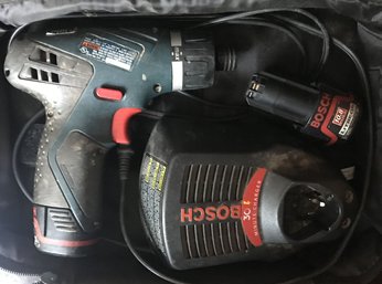 BOSCH Litheon Drill With Battery & Charger In Case