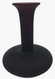 Vintage Japanese Mikasa Decorator Purple Vase, 8' Diam. X 9.5'H