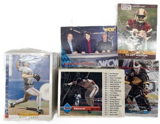 Vintage Sports Trading Card, Baseball, Hockey, Football And Wrestling - NO CLUE WHAT'S IN EACH BUNDLE!