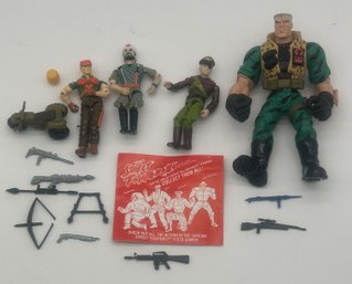 Vintage Street Fighters Action Figures And Weapons