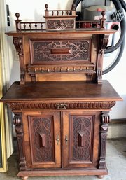 Incredible Diminutive Antique Early 19thC French Sideboard, 41' X 21.25' X 67'H