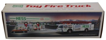 1989 Hess Toy Fire Truck In Original Box
