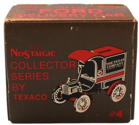 ERTL Texaco 1905 Ford Delivery Truck Bank, In Original Box