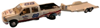 NASCAR #88 Quality Care Pickup & Trailer (No Box, Loose Wheels)