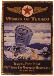 ERTL 1927 Wings Of Texaco #7 Ford Tri-Motored Monoplane, In Original Box