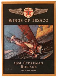 ERTL 1931 Wings Of Texaco #3 Stearman Biplane, In Original Box
