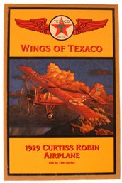 ERTL 1929 Wings Of Texaco #6 Curtiss Robin Plane, In Original Box
