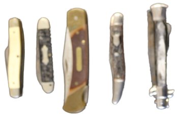 Vintage Lot 5 Assorted Pocket Knives