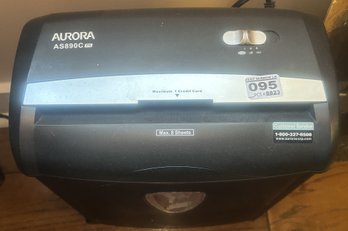 Aurora AS89DC Paper Shredder, 11.5' X 6.5' X 16'H
