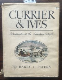 Large Currier & Ives Book, 9' X 1.25' X 12'H