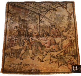 Tapestry Of Men Drinking 19' X 19'