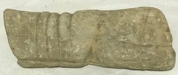 Ancient Hand Carved Stone Hand Held Implement, 7' X 2.5' X 1'H