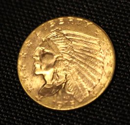 1915-P  - United States - 2 1/2 - Dollar Gold Indian Head Coin