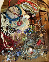 HUGE Vintage 60s 70s 80s Fashion Jewelry Lot With Sterling Silver, Gold Filled,  And More, 3.8 Lbs