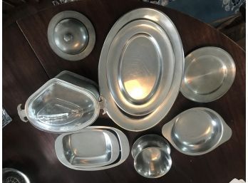 10 Pcs Metal Table Service Wares